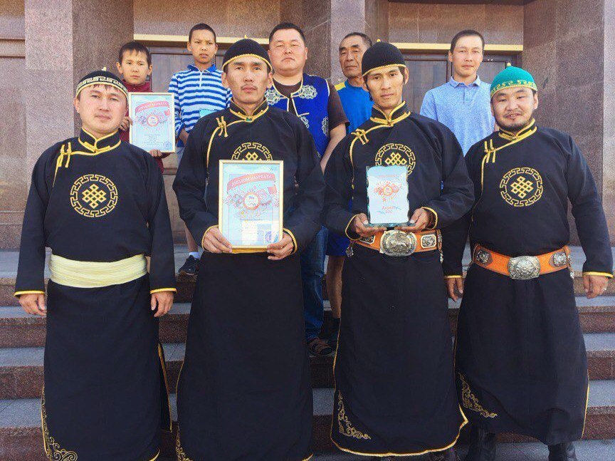 Карта эрзинского кожууна